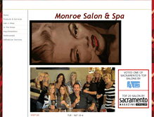 Tablet Screenshot of monroesalon.com